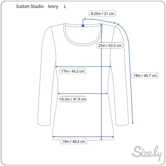 Sutton Studio Womens White Cashmere 3/4 Sleeve Buttoned Cuffs Knit Sweater L - Picture 8 of 9